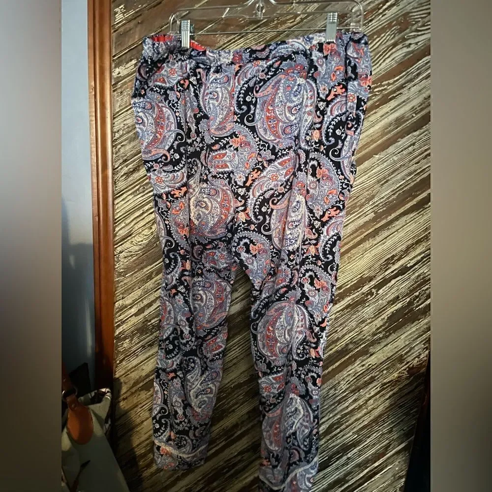 Eloise paisley print drawstring sleep pants